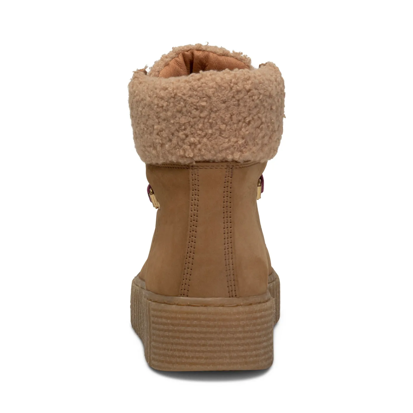 Agda Boot Nubuck Leather - CAMEL