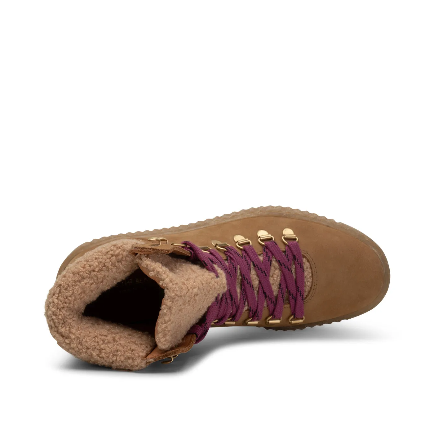 Agda Boot Nubuck Leather - CAMEL