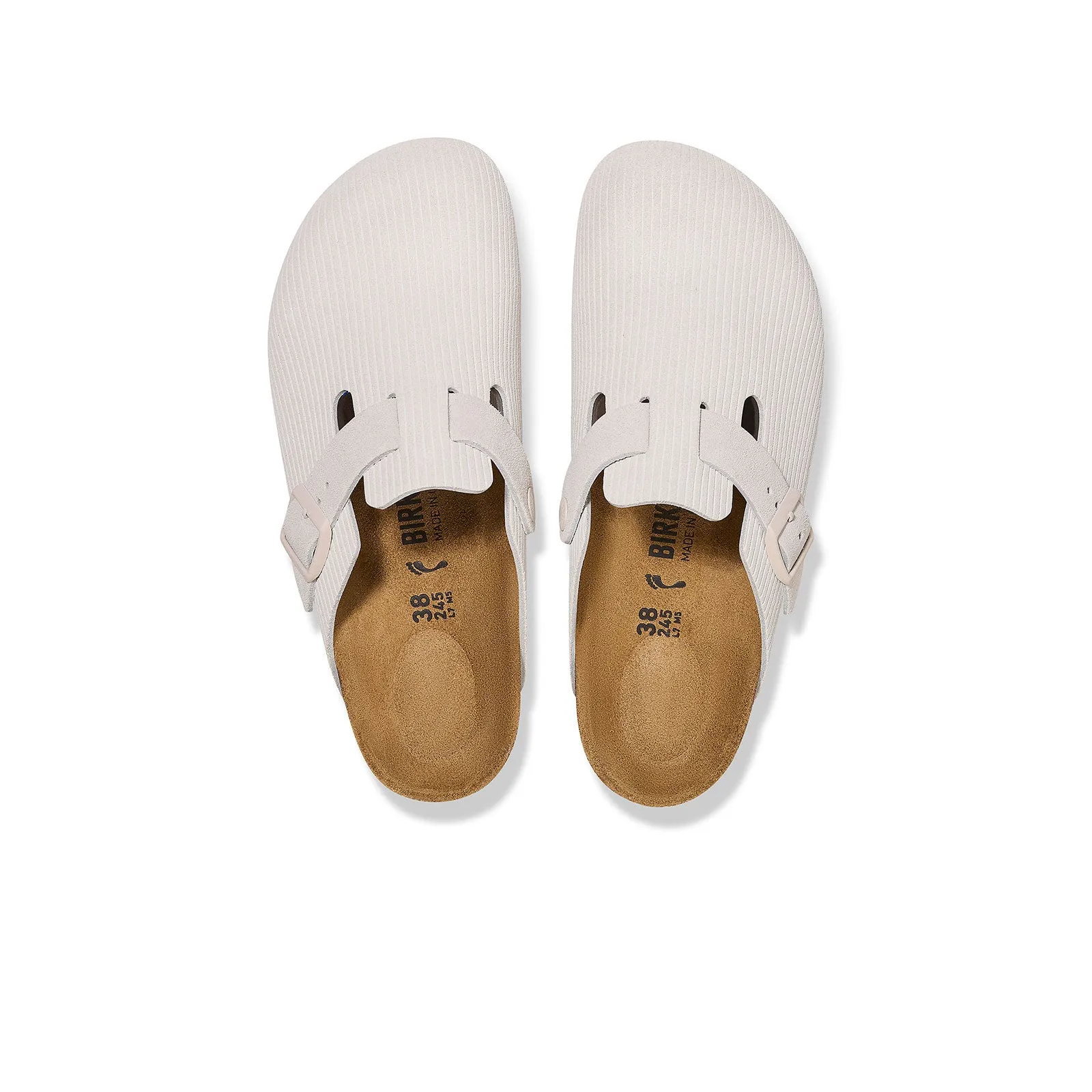 Birkenstock Boston Clog (Women) - Antique White Corduroy