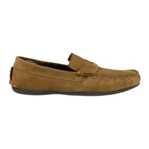 Cesare Paciotti Luxury Italian Men Designer Shoes Camoscio Castoro Brown Moccasins (CPM2214)
