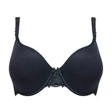 Chantelle Blue Winter Champs Elysees Memory Foam Convertible Straps Underwire Bra