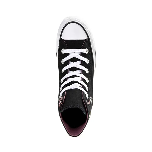 Converse Chuck Taylor All Star Hi Boho Sneakers with Embroidery, Black