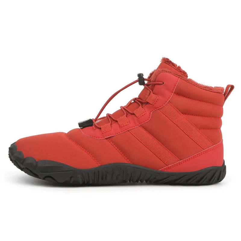 Couple Fleece-lined Hiking Shoes Non-slip Casual