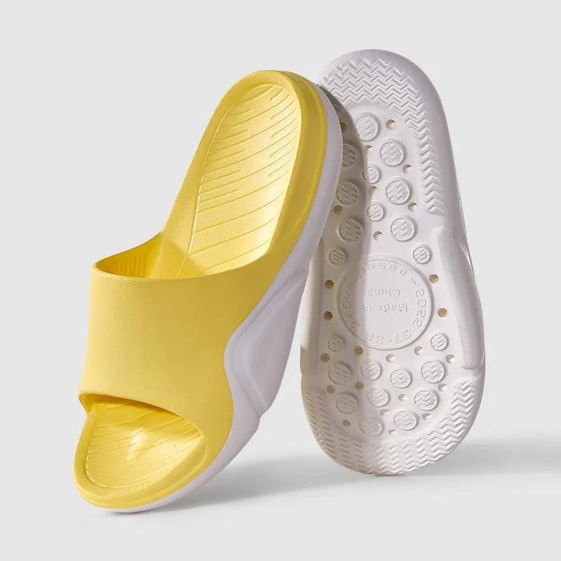 Couple's Home Indoor Platform Slippers