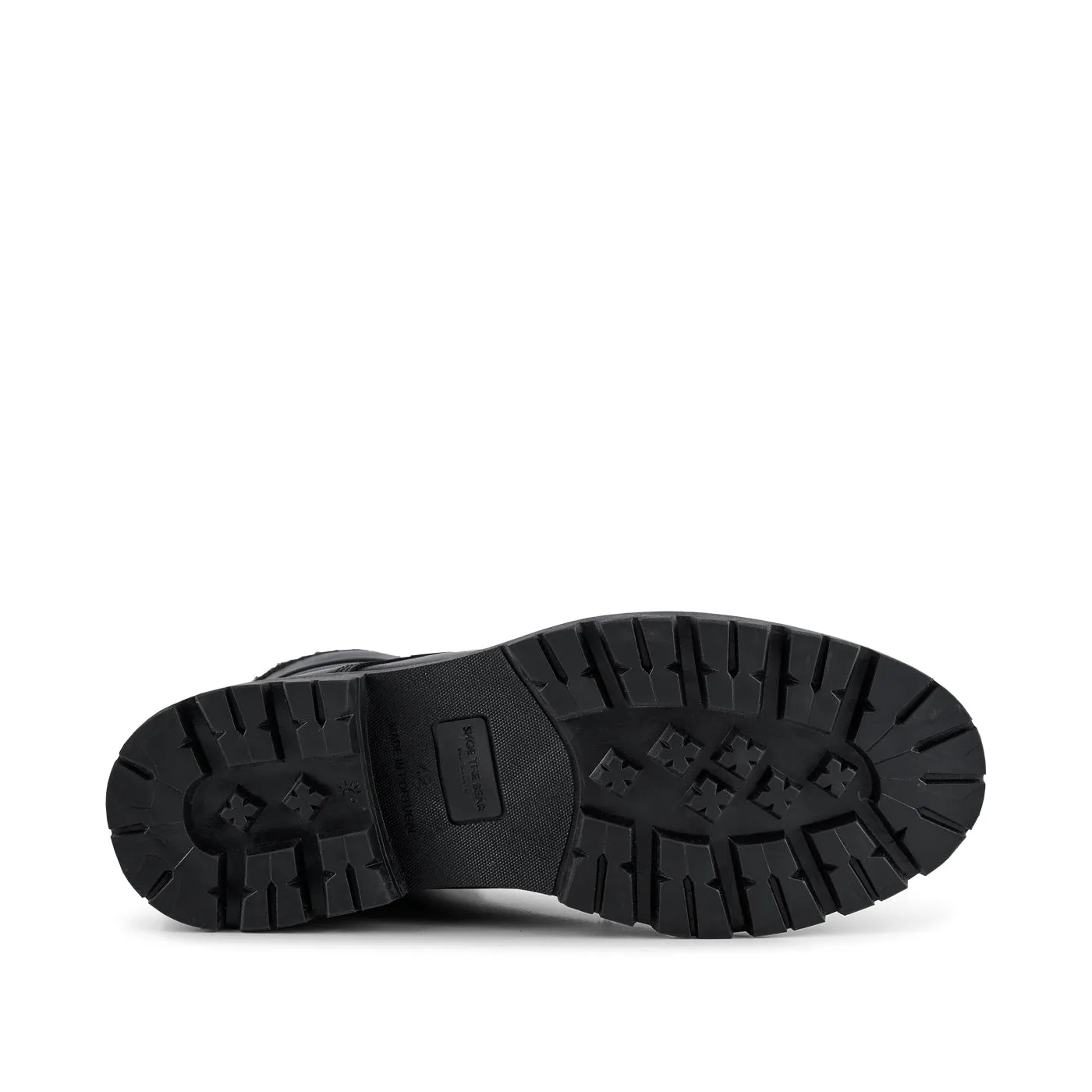 Cube warm boot leather - BLACK
