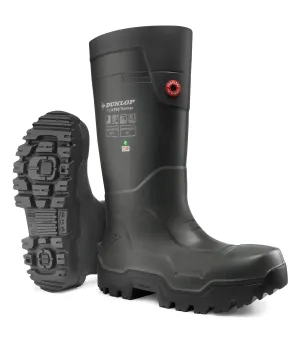 FieldPRO Thermo  Full Safety, Black | 15’’ Insulated PU Work Boots.