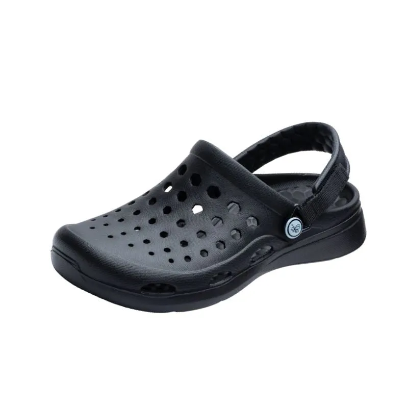 Joybees Mens Modern Black Clogs - Stylish Comfort Footwear