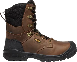 KEEN UTILITY INDEPENDENCE 8" INSULATED 600G WATERPROOF COMPOSITE TOE DARK EARTH/BLACK 1026830