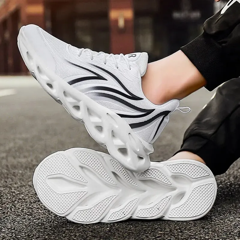 Men's Flame Printed Sports Trainers Sneakers