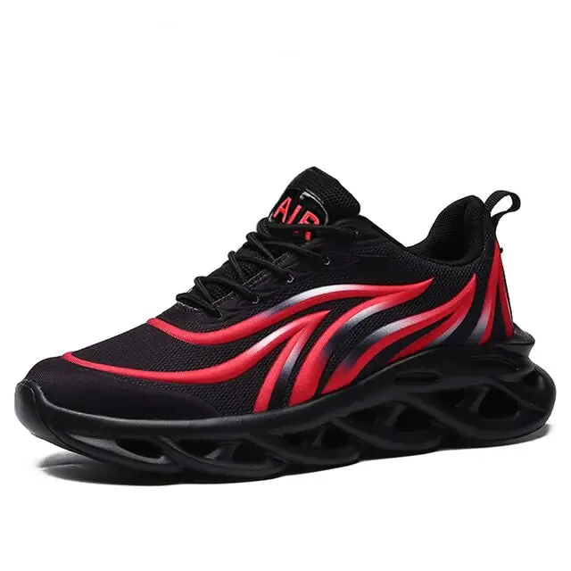 Men's Flame Printed Sports Trainers Sneakers