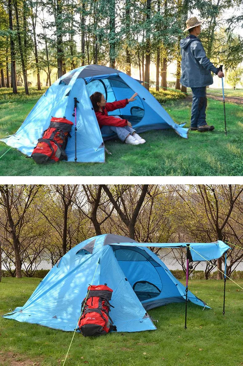 Outdoor Tent Camping Double Aluminum