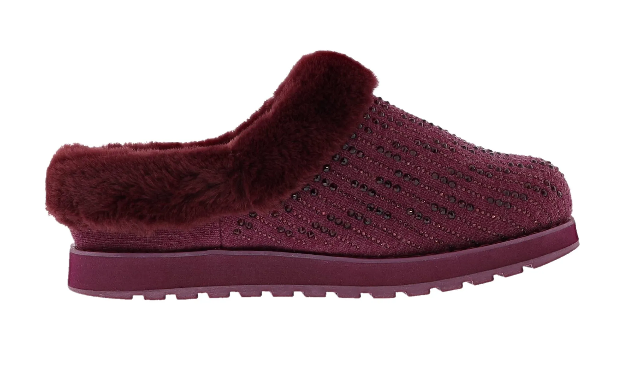 Skechers Women's Bobs Keepsakes-Fully Frosted Clog Slippers