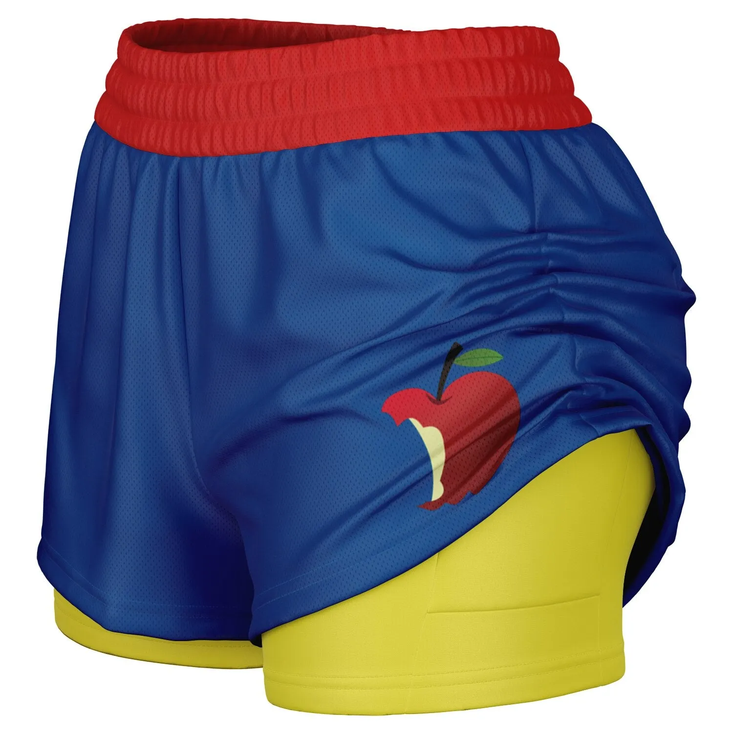 Snow Princess Double Layer Pocket Shorts