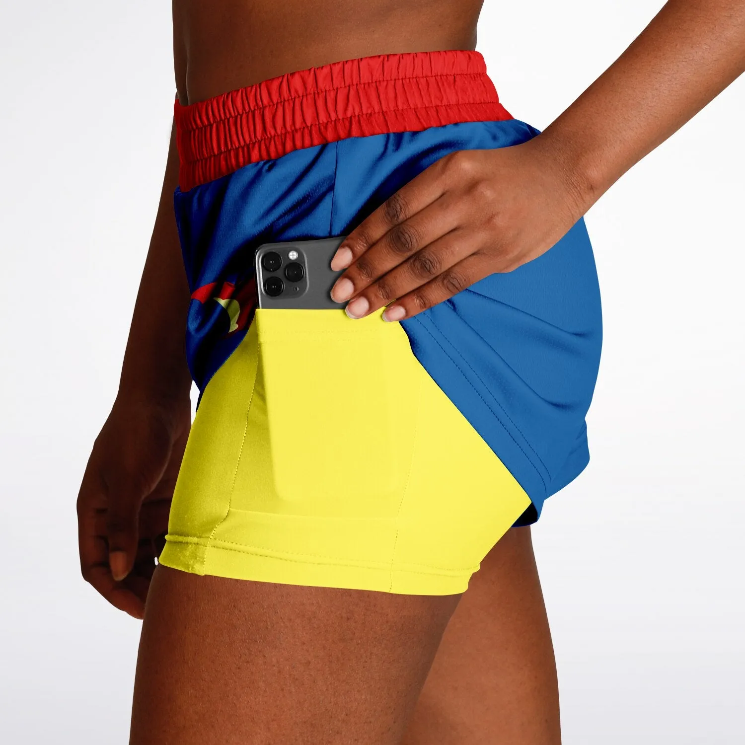 Snow Princess Double Layer Pocket Shorts
