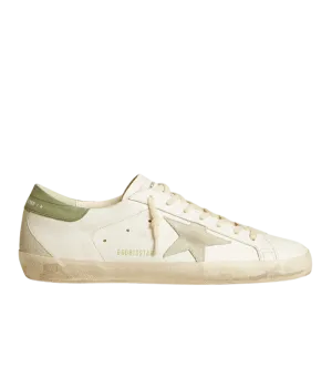 Super Star Sneaker in White, Green & Ice