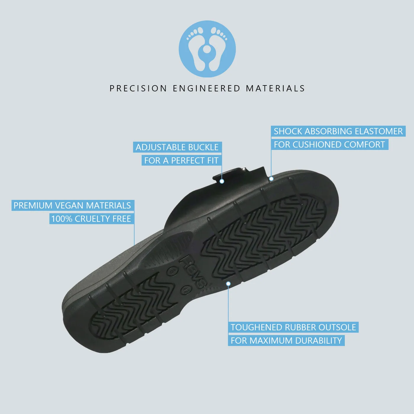 Tay – Single Strap Reflexology Sandals