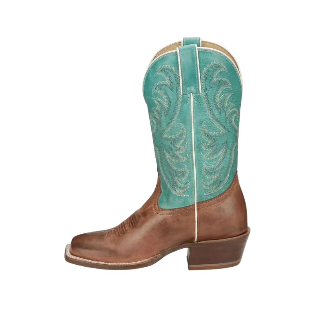Tony Lama Women's Western Rowena 11 Caramel Brown Boots
