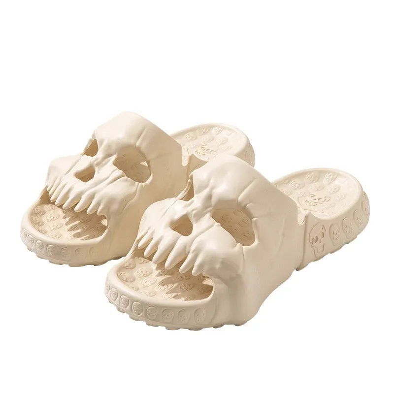 women's Halloween Slippers - Thick Sole, Anti-Slip EVA Indoor Sandals for Comfort
